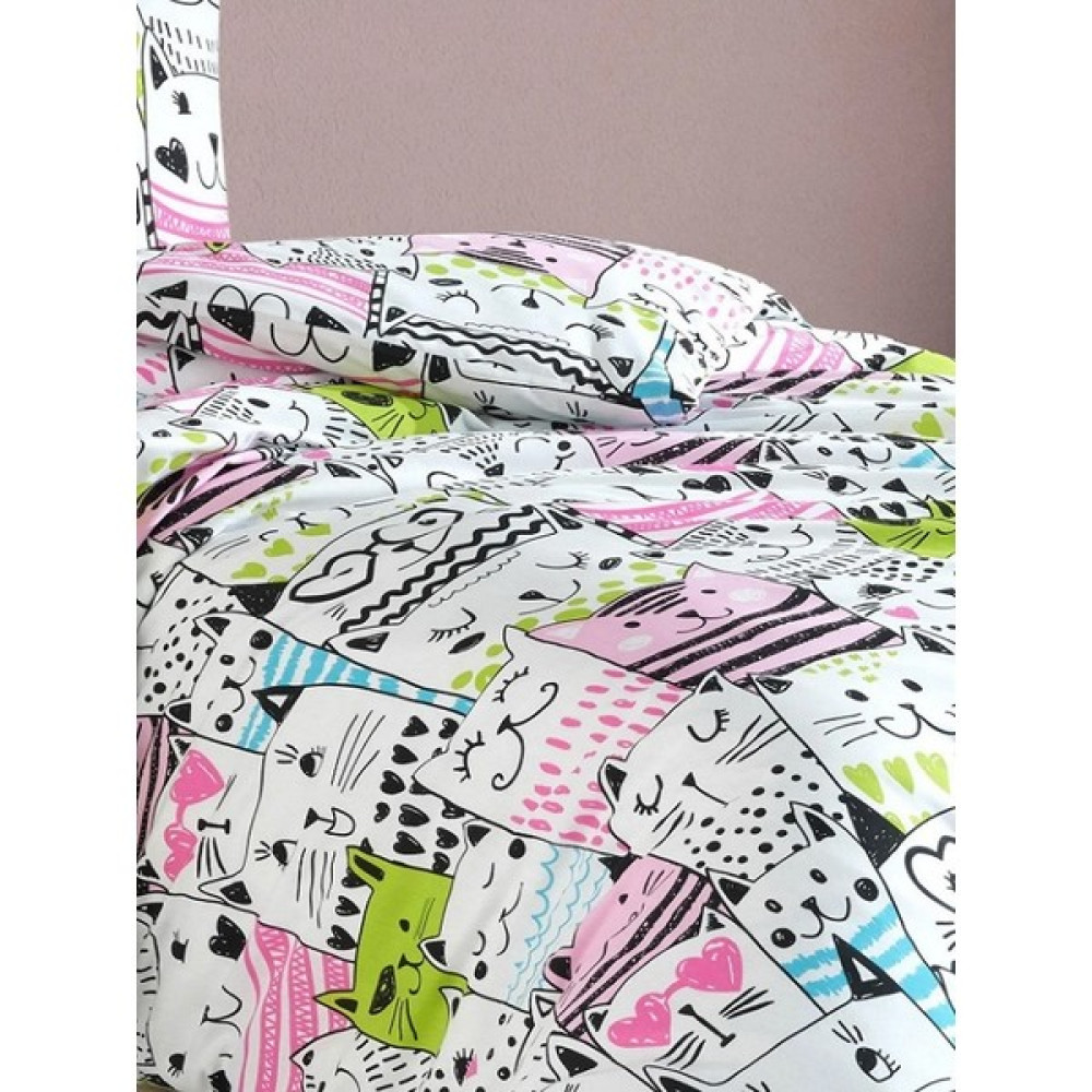 Taşan Tekstil Tek Kişilik Nevresim Seti - Yeşil - 160 x 220 cm Nevresim Takımı Fiyatı