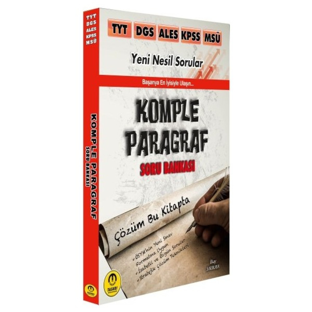 Tasarı Komple Paragraf Soru Bankası Akademik Edebiyat Kitapları Fiyatı