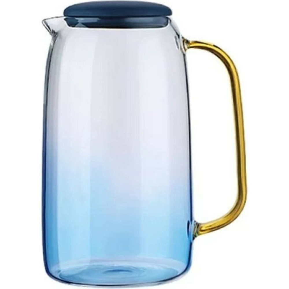 Tasarım Evi Blue Life Borosilikat 1500 ml Isıya Dayanıklı Renkli Trend Cam Sürahi Sürahi Fiyatı