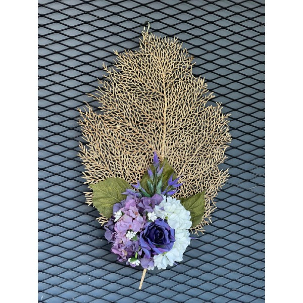 Tasarım H Moda Yapay Çiçekli Amerikan Servis No:4 - Mavi - 40 x 58 cm Amerikan Servis Fiyatı