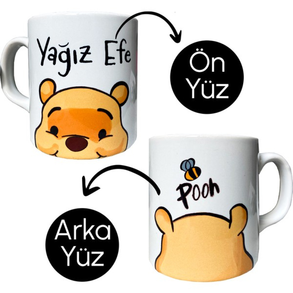 Tasarım İzi Winnie The Pooh Kupa Fincan / Bardak / Kahve Takımı Fiyatı