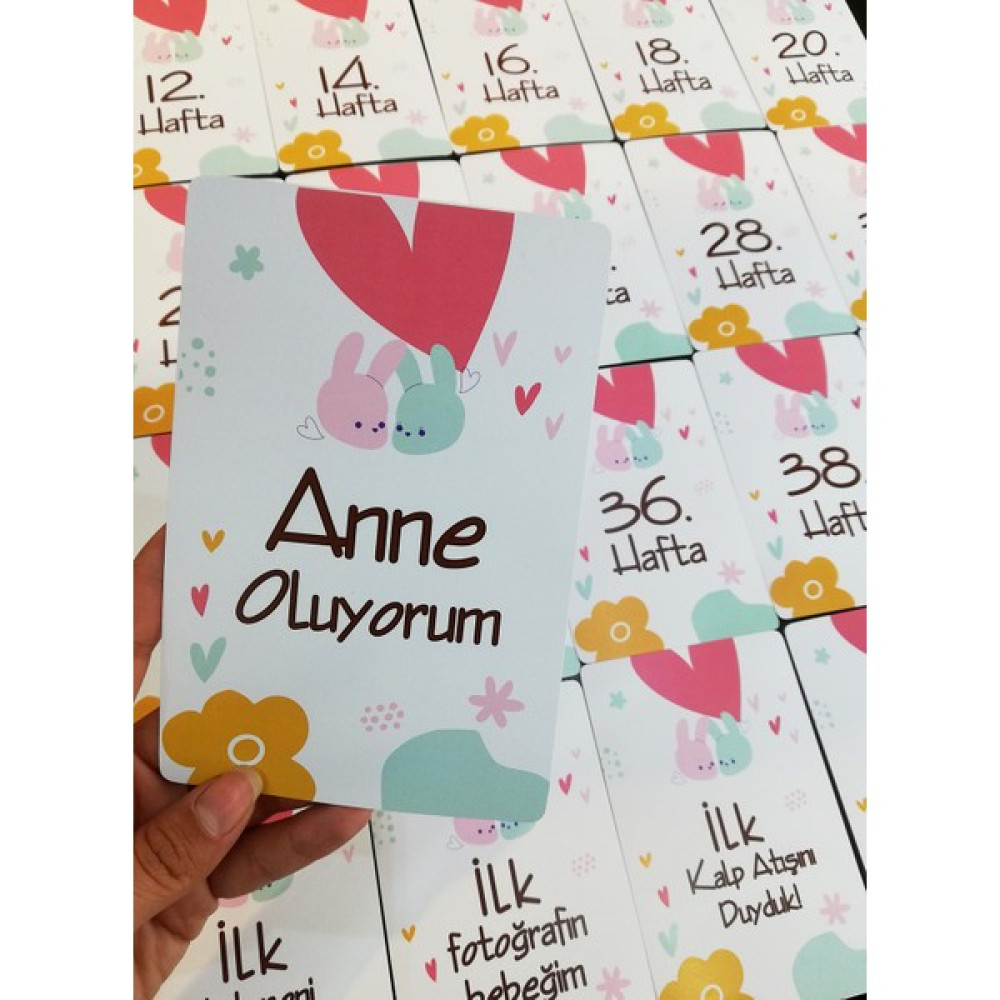 Tasarımanya Hamile Anı Kartı Anne, Bebek Fiyatı