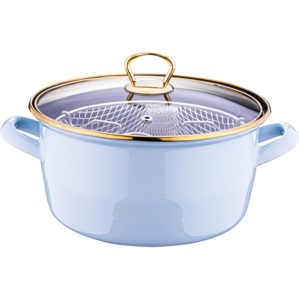 Taşev Robin Kızartma Tenceresi Mavi 22 cm T4974 Tencereler Fiyatı