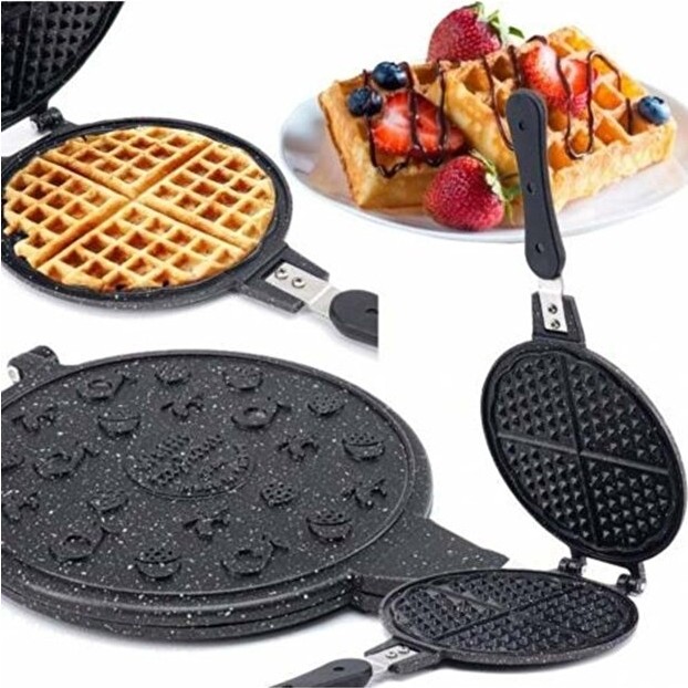 Taşhan Granit Waffle Tava 26 cm Yapışmaz Tabanlı Gri Renkli Tekli Kullanım İçin Pratik Tencere / Tava Setleri Fiyatı