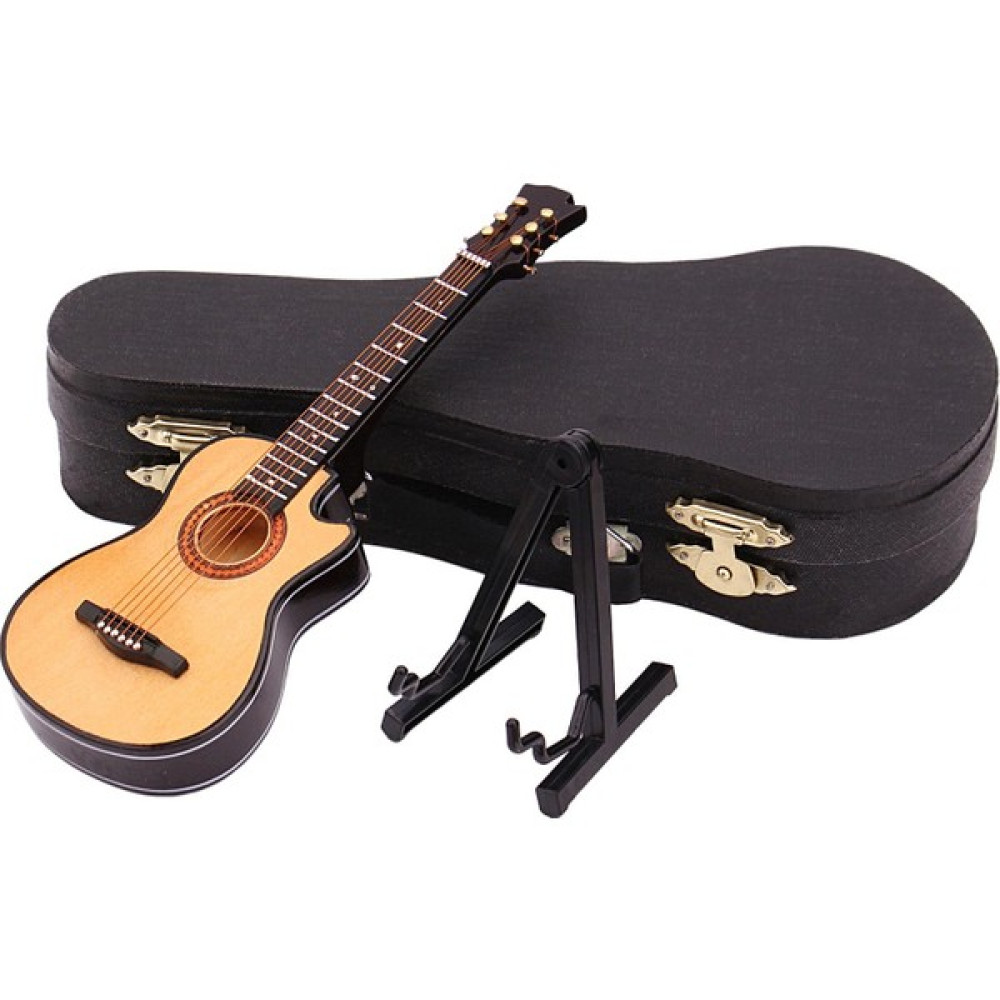 Tashow Ahşap Gitar Modeli ile Standı ve Durumda Classcial 1:12 Ev Ofis Masaüstü Ahşap Renk B (Yurt Dışından) Bebek Oyuncakları Fiyatı