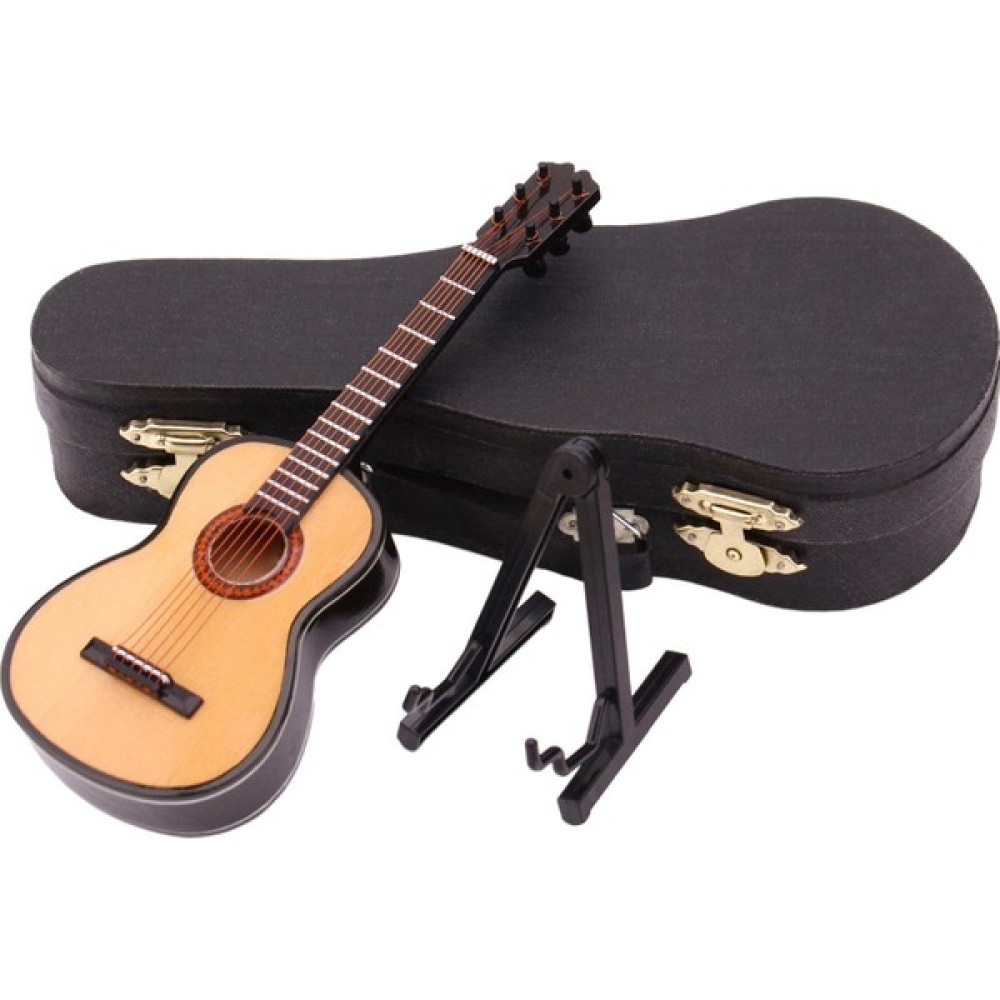 Tashow Ahşap Gitar Modeli ile Standı ve Durumda Classcial 1:12 Ev Ofis Masaüstü Ahşap Renk Için A (Yurt Dışından) Bebek Oyuncakları Fiyatı
