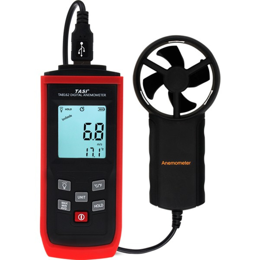 Tasi TA8162 Dijital Rüzgar ve Sıcak Ölçer Anemometre Ta 8162 TA-8162 Oto Boyaları Fiyatı