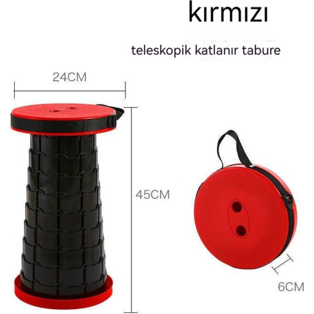 Taşınabilir Açık Balıkçılık Ayarlanabilir Uzatılabilir Tabure (Yurt Dışından) - Kırmızı Oto Boyaları Fiyatı