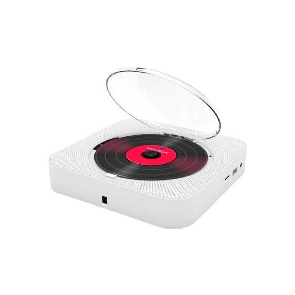 Taşınabilir CD Çalar Bluetooth Hoparlör Stereo CD Çalarlar LED Ekran Duvara Monte Edilebilir CD Müzik Çalar Ir Uzaktan Kumanda Fm Radyo ile - Beyaz CD & DVD Sürücüler Fiyatı