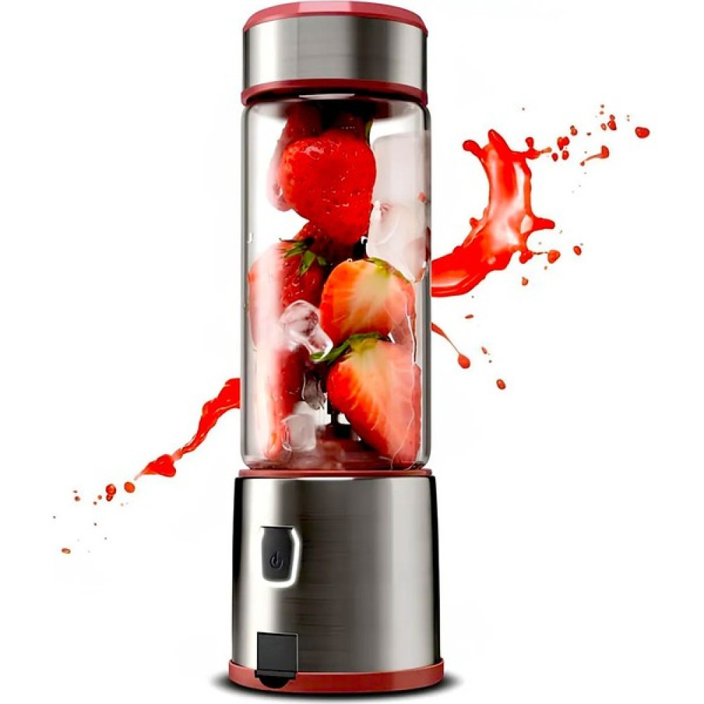 Taşınabilir Metal Smoothie Blender, Buz Kırıcı S-Pow ile Pratik Lezzet Cook Eat 450 ML - Kırmızı Blenderler Fiyatı