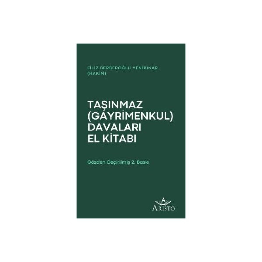 Taşınmaz (Gayrimenkul) Davaları El Kitabı - Filiz Berberoğlu Yenipınar Hukuk Kitapları Fiyatı