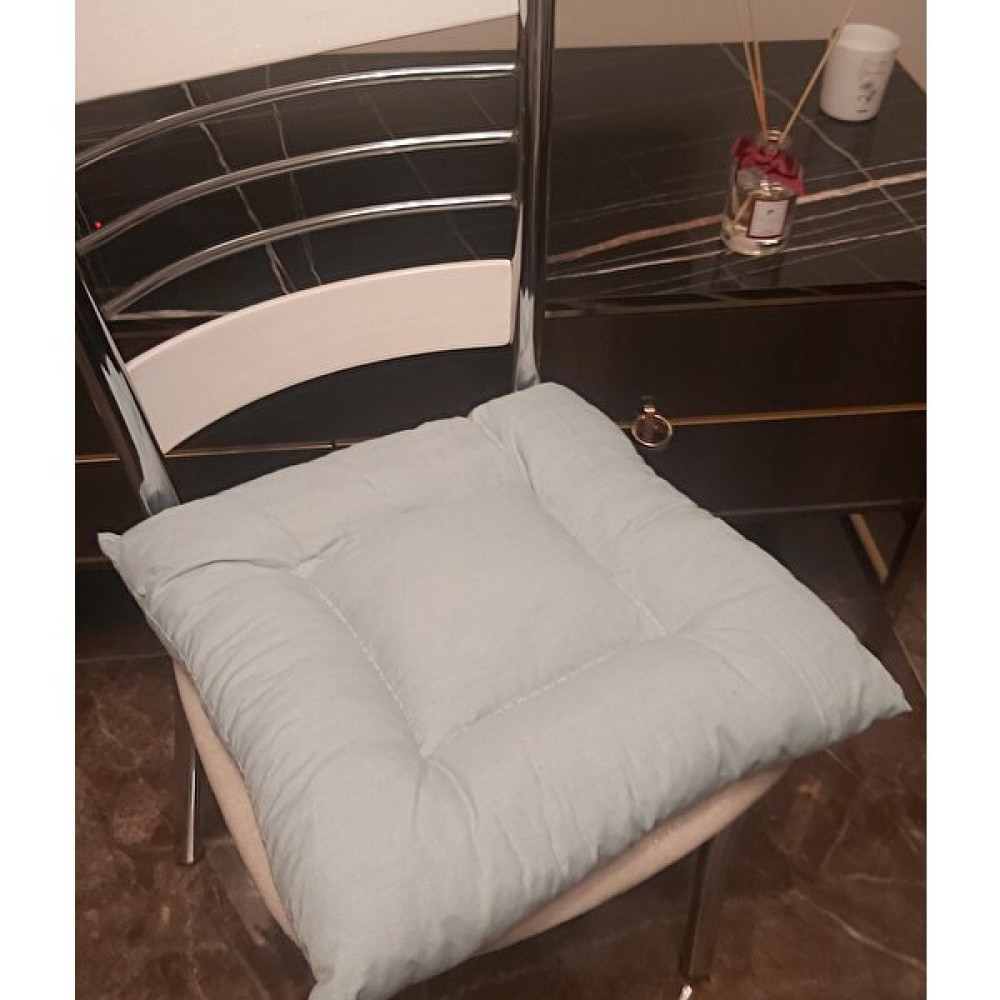 Taşkın Home Pofidik Tekli 1 Adet Sandalye Minderi Özel Dikişli 40X40 cm - 40 x 40 cm - Mint Yeşili Salon & Oturma Odası Tekstili Fiyatı