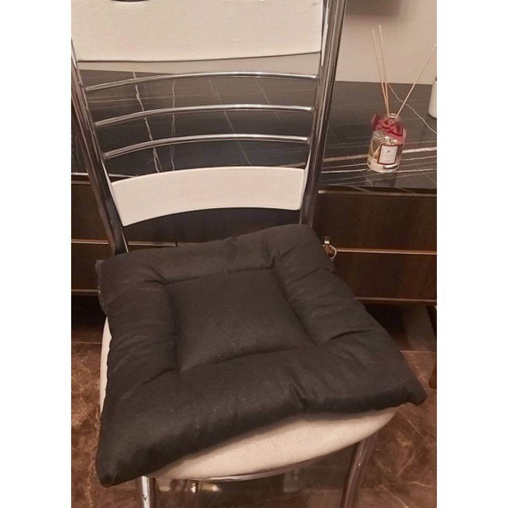 Taşkın Home Pofidik Tekli 1 Adet Sandalye Minderi Özel Dikişli 40X40 cm - 40 x 40 cm - Siyah Salon & Oturma Odası Tekstili Fiyatı