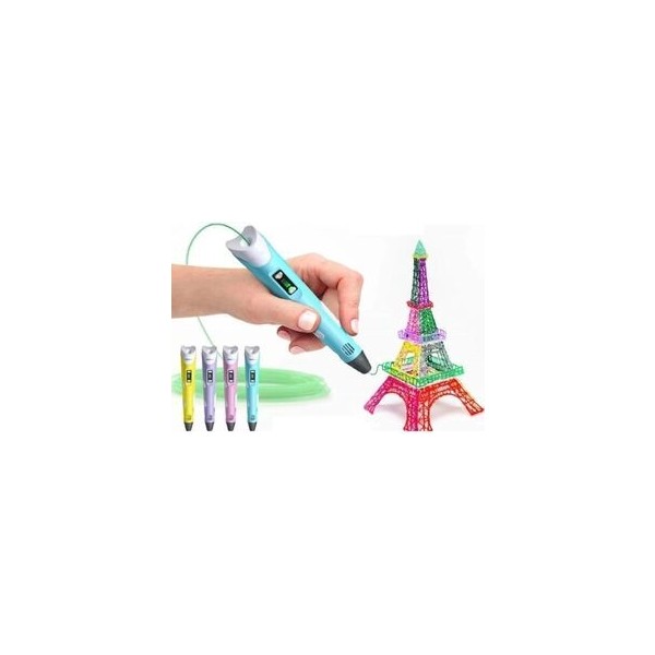 Tastech 3D Kalem Yazıcı 3D Pen-2 Yeni Model 3 Boyutlu Yazıcı Kalem Seti OLED Ekranlı Adaptörlü Kalem & Yazı Gereçleri Fiyatı