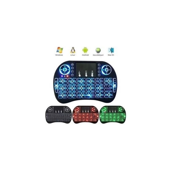 Tastech Işıklı Mini Klavye Mouse Smart Tv Box Pc Şarjlı PG-8035 Klavye - Mouse Fiyatı