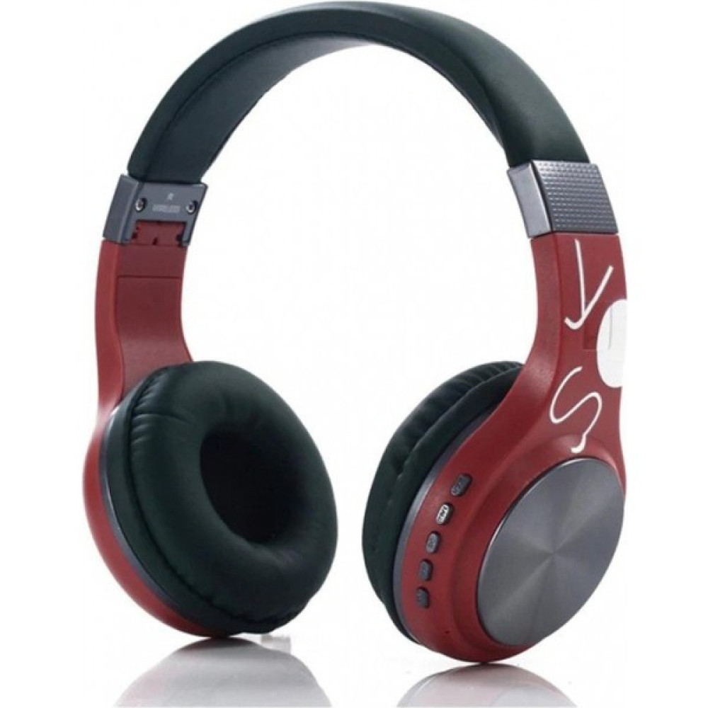 Tastech SY-BT1607 Bluetooth Kulaklık Kablosuz Sd Kart Girişi Aux  Kırmızı Kulak Üstü Kulaklık Fiyatı