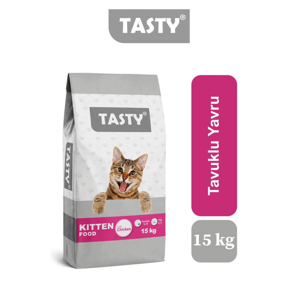 Tasty Tavuklu Yavru Kedi Maması 15 kg Evcil Hayvan Ürünleri Fiyatı