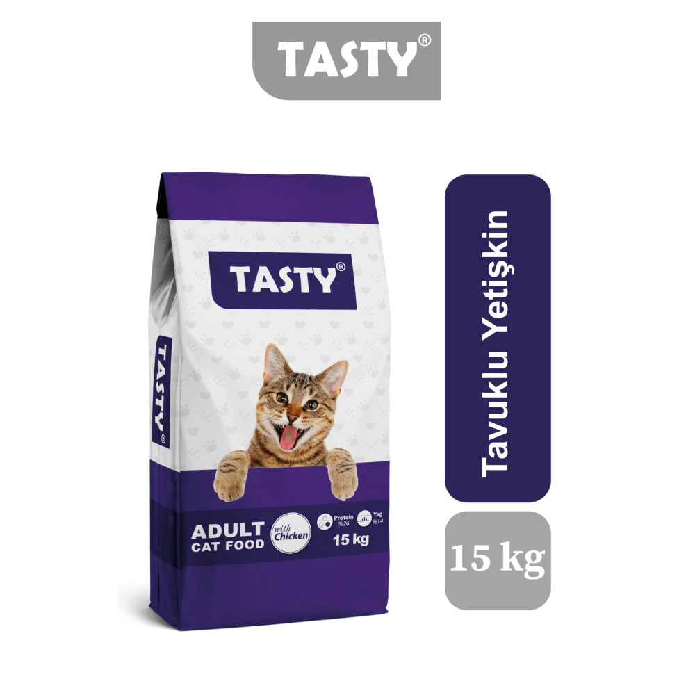 Tasty Tavuklu Yetişkin Kedi Maması 15 kg Evcil Hayvan Ürünleri Fiyatı