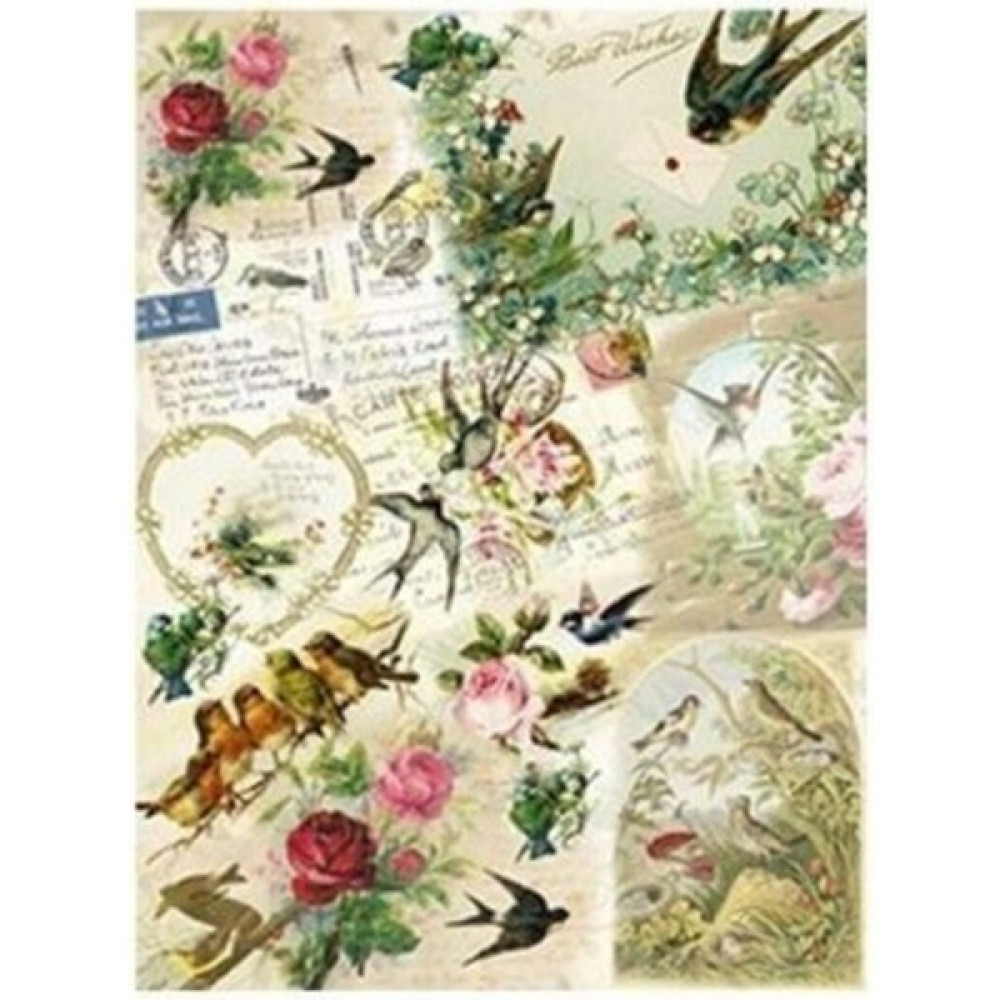 Tasula Craft House Pirinç Kağıt Dekopaj 30 x 40 cm 084 Oto Boyaları Fiyatı