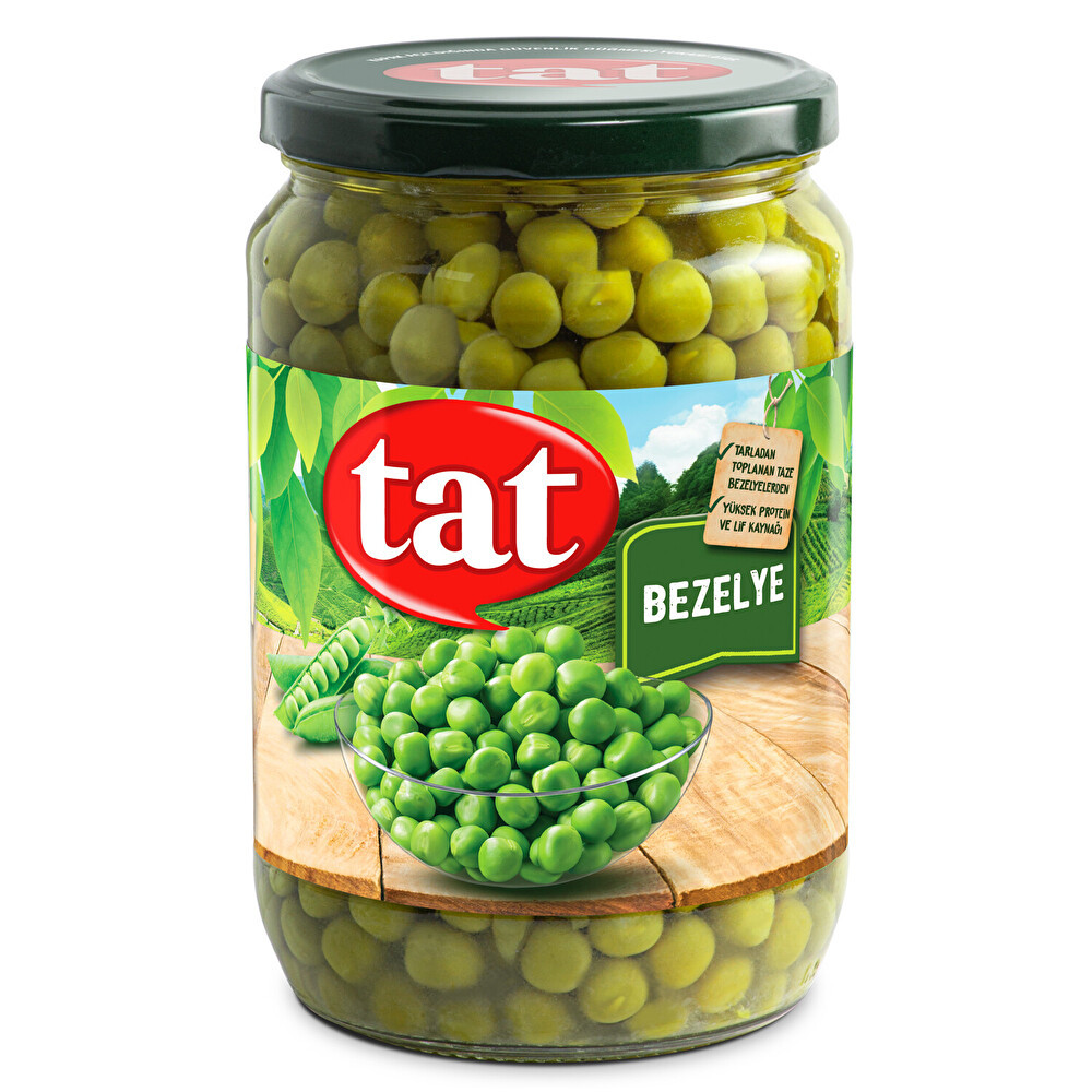 Tat Bezelye Cam Kavanoz 680 G Konserve Fiyatı