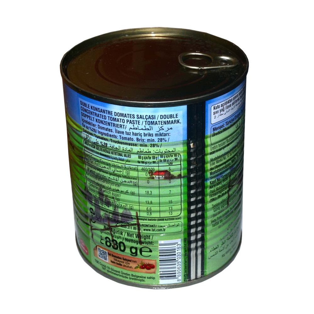 Tat Domates Salçası 830 gr