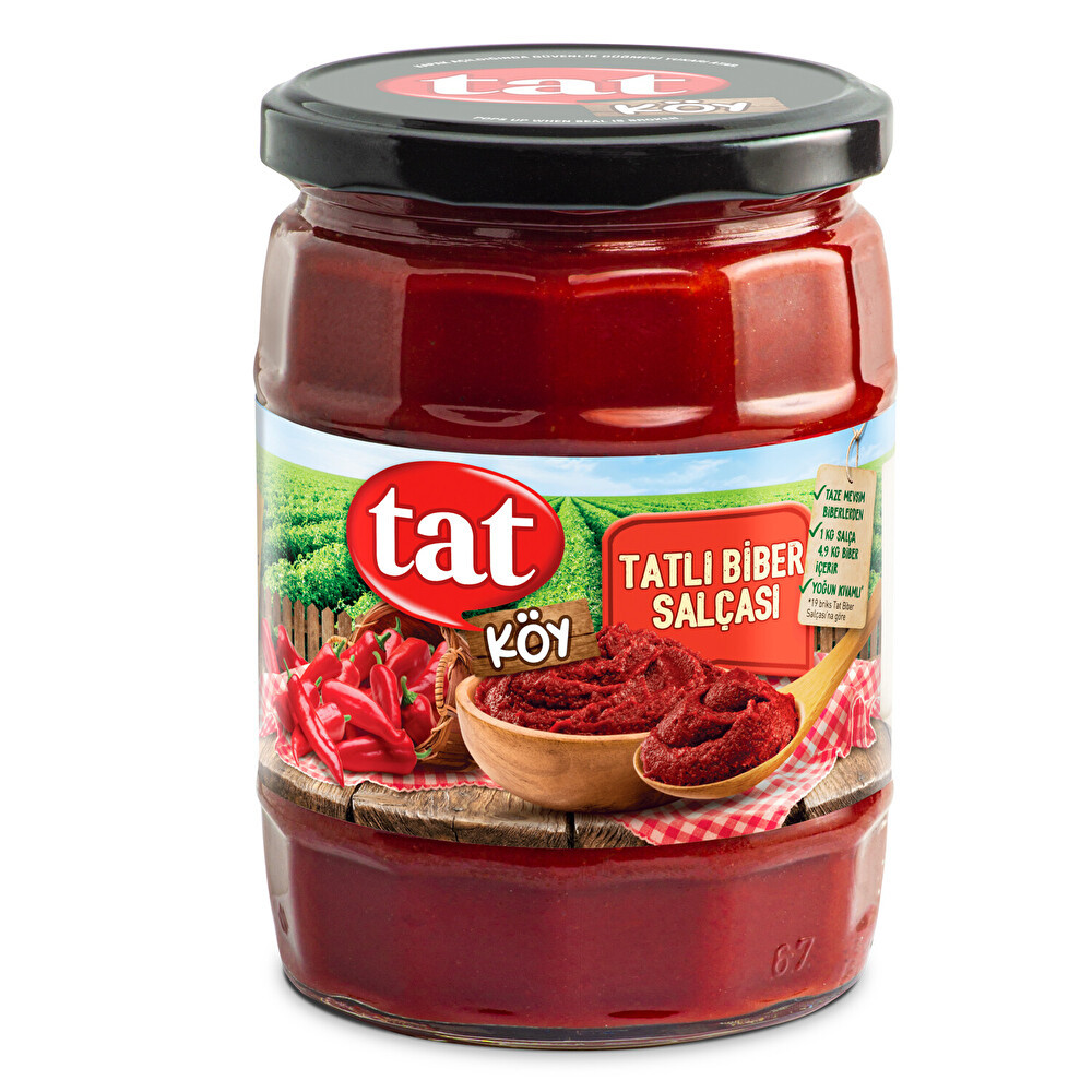 Tat Köy Tatlı Biber Salçası 550 G Hazır Çorba ve Bulyon Fiyatı