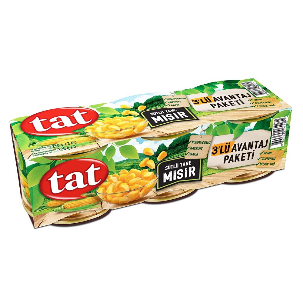 Tat Mısır 3x210 G Konserve Fiyatı