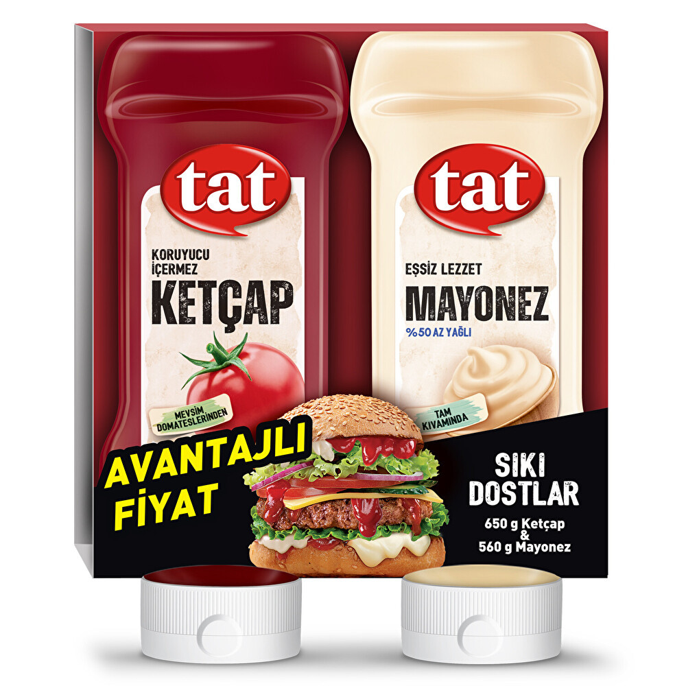 Tat Sıkı Dostlar Ketçap 650 G - Mayonez 560 G Sos Fiyatı