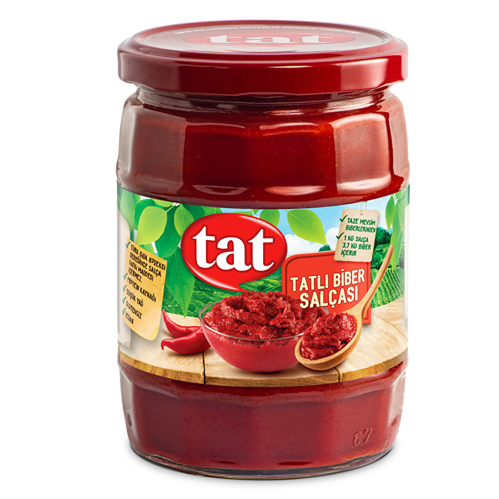 Tat Tatlı Biber Salçası 550 G Hazır Çorba ve Bulyon Fiyatı