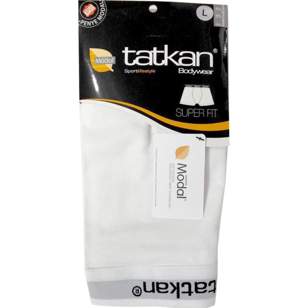 Tatkan Erkek Boxer Modal Pamuklu Beyaz Erkek Boxer Fiyatı