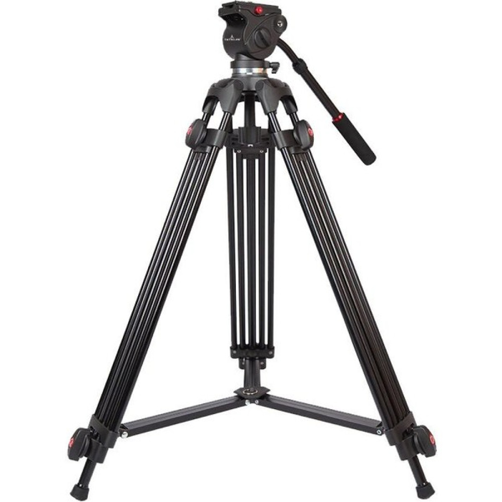Tatsujin 0508B Pro Broadcast Profesyonel Video Tripod 190CM 9 kg Taşıma Oto Boyaları Fiyatı