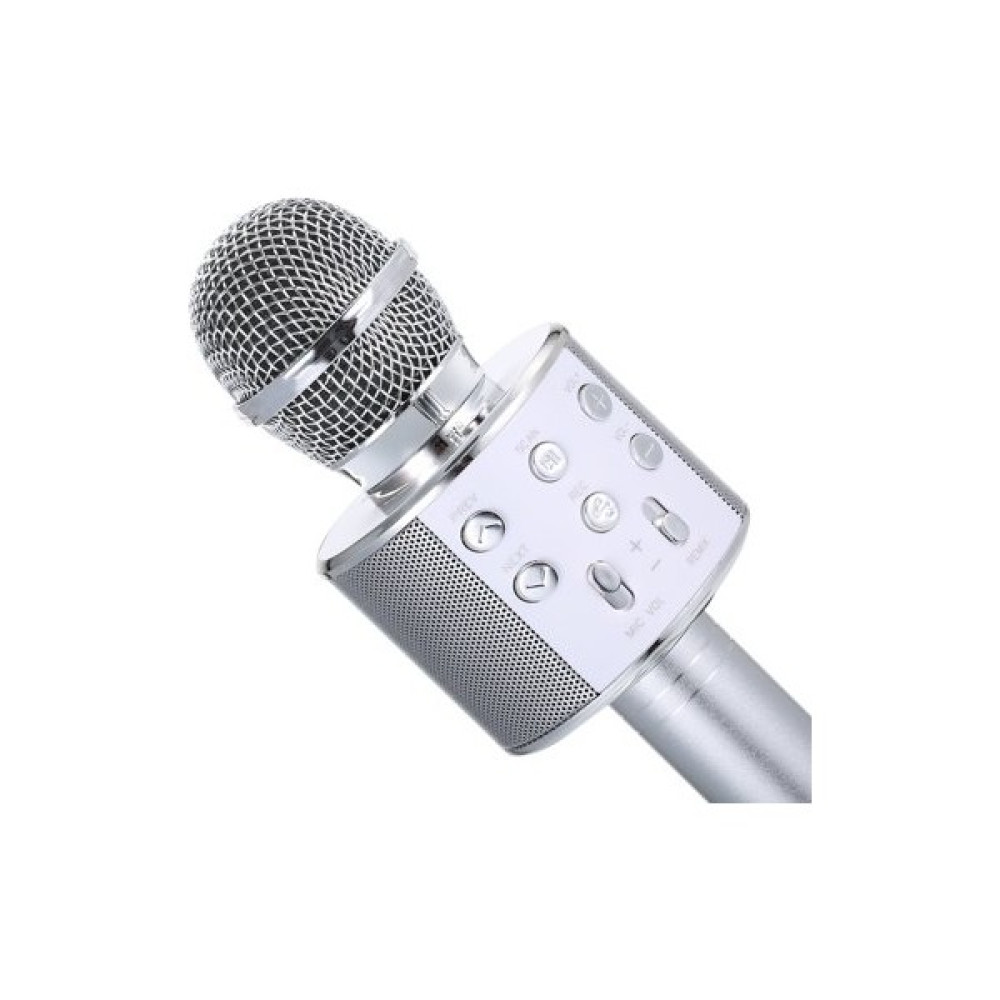 Tatu Handheld Ktv Karaoke Mikrofon Silver WS-858 - Gri Müzik Aletleri Fiyatı