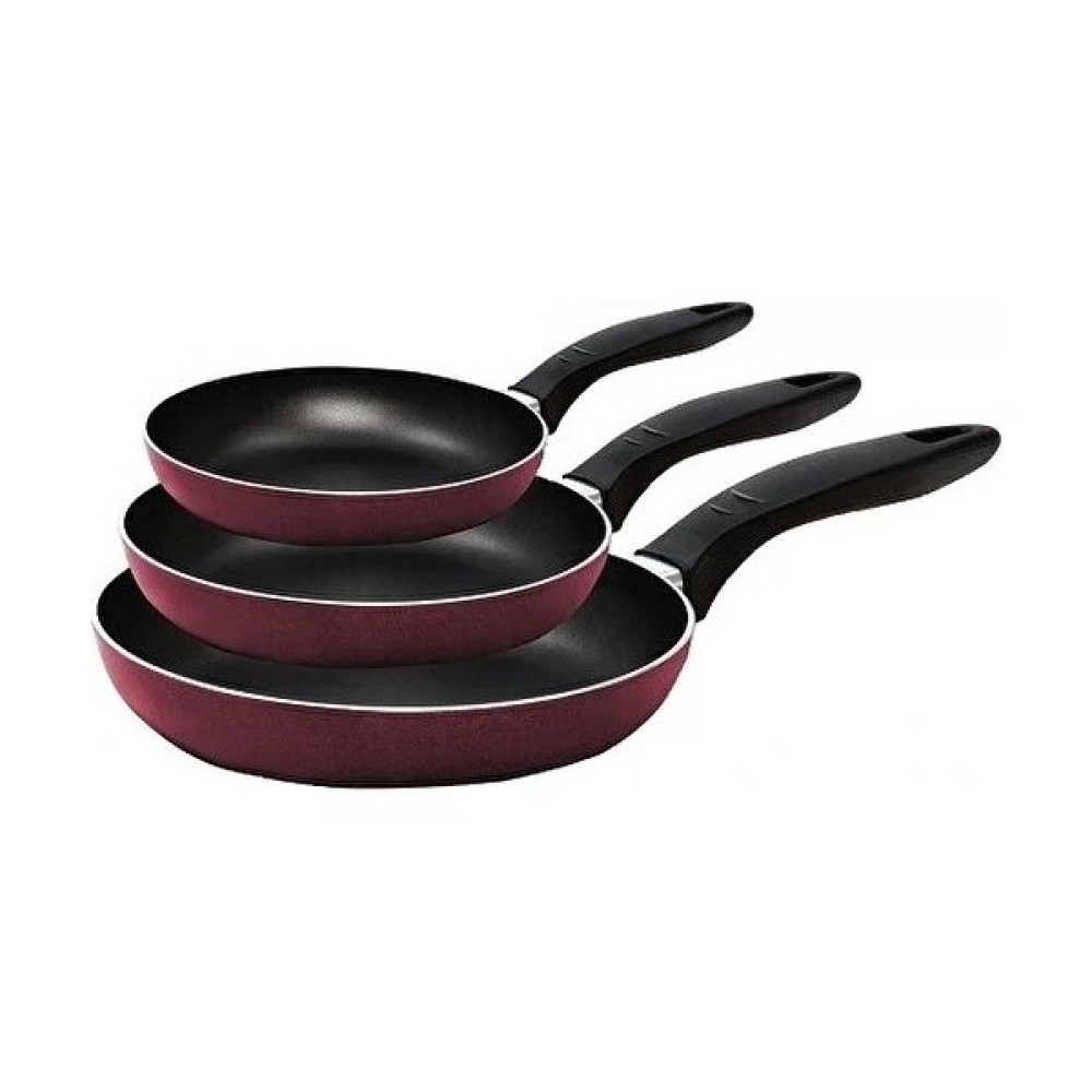 Tavacı Kısmet Tava Seti 18 cm + 22 cm + 26 cm 3'lü - 18-22-26 cm - Siyah Tavalar Fiyatı