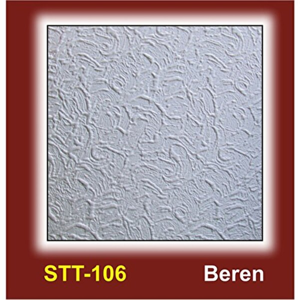 Tavan Kaplama 2 m2 ( 8 adet 50 x 50 cm )Beren Modeli Boya Malzemeleri Fiyatı