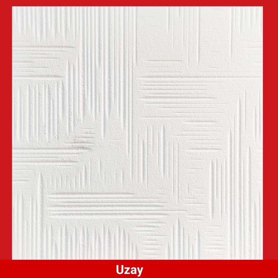 Tavan Kaplamasi Çi̇zgi̇ Modeli̇ - 50 x 50 cm - Beyaz Diğer Fiyatı