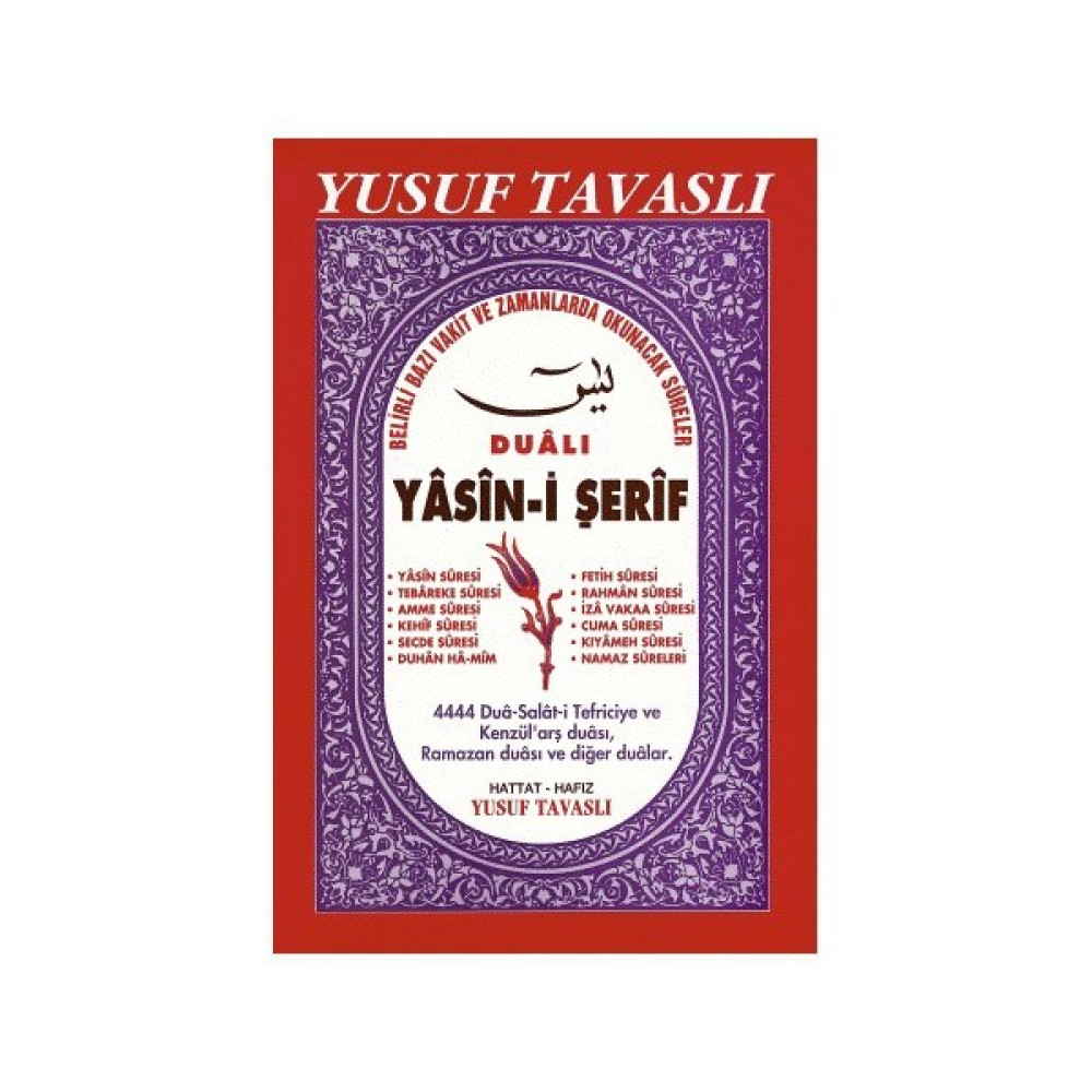 Tavaslı Yayınları Dualı Yasin-i Şerif Kitabı – Yusuf Tavaslı 256 Sayfa Ciltsiz Eğitim İçin Din Kitapları Fiyatı