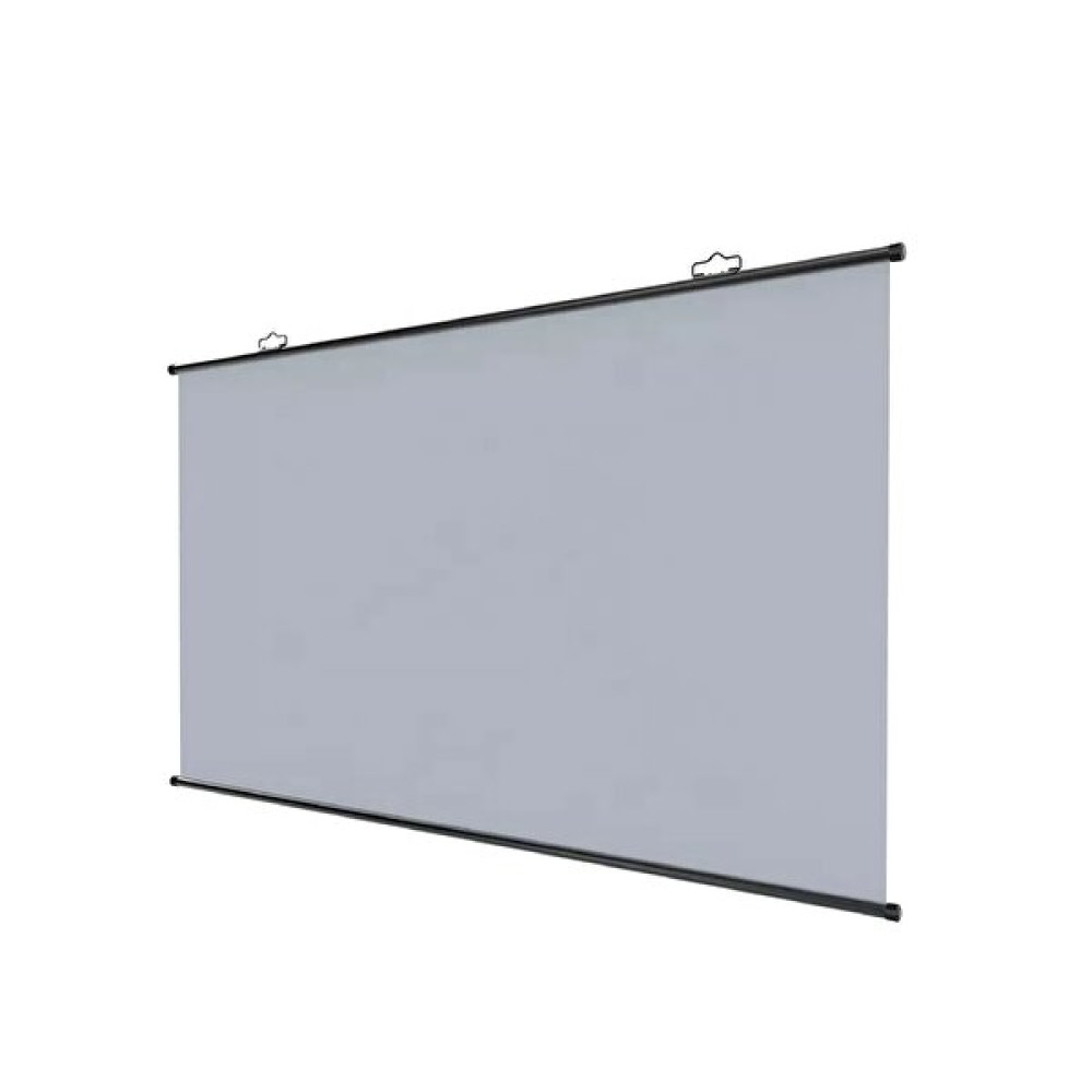 Taviss 221x124 CM Anti-Light Duvar Tipi Rulo Katlanabilir Projeksiyon Perdesi Projeksiyon Perdesi Fiyatı
