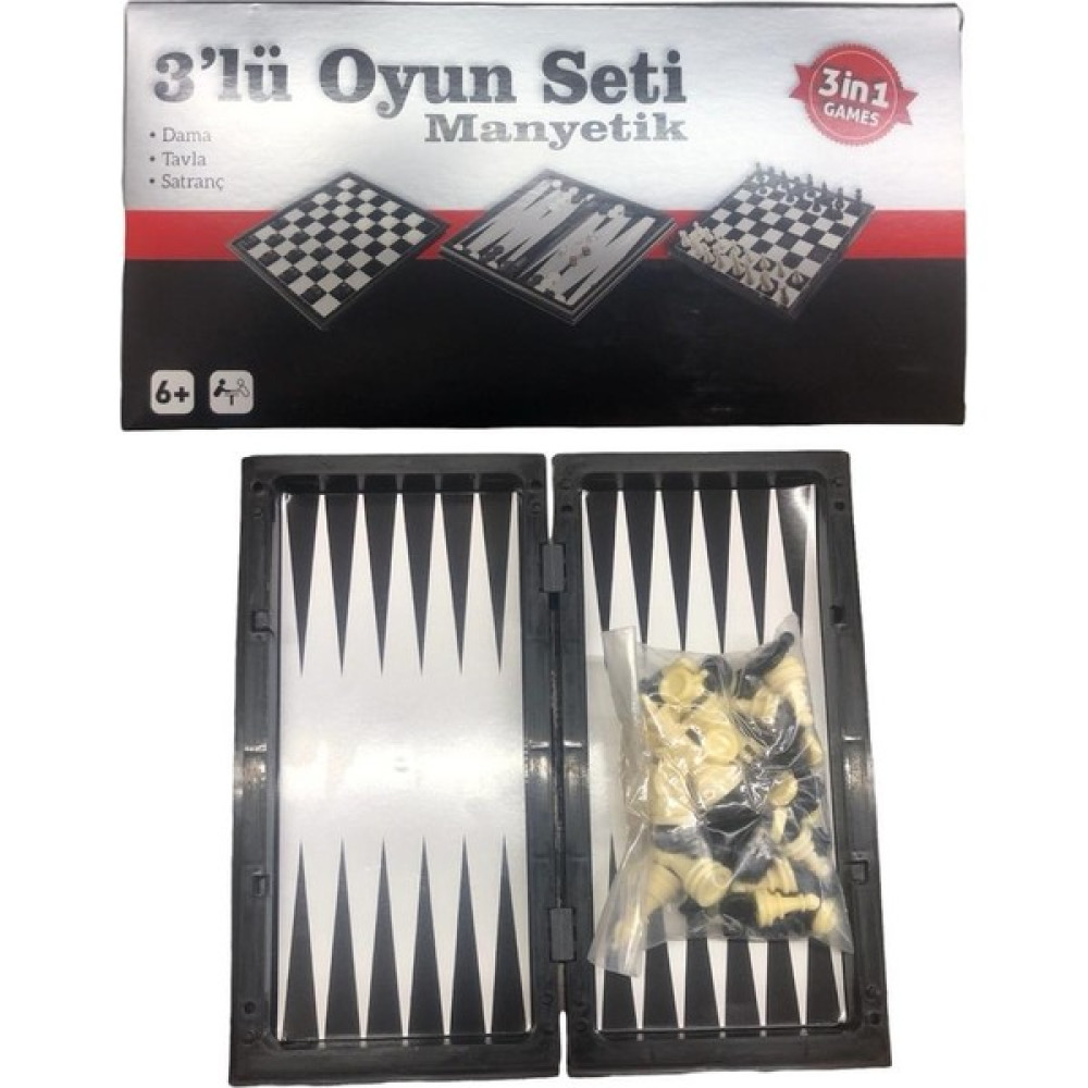 Tavla Dama Santranç 3lü Oyun Satranç Fiyatı