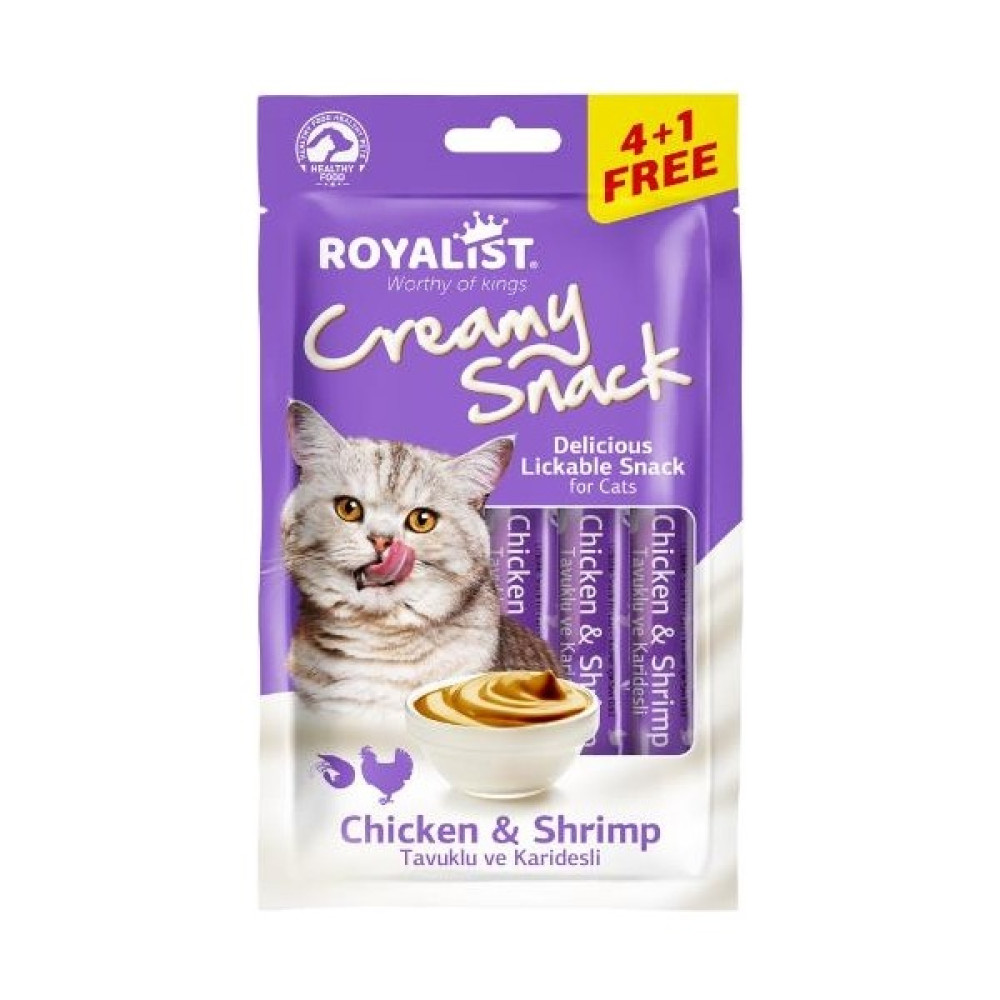 Tavuklu & Karidesli Kedi Ödül Maması (Creamy Sneack) 5 X 15 Evcil Hayvan Ürünleri Fiyatı