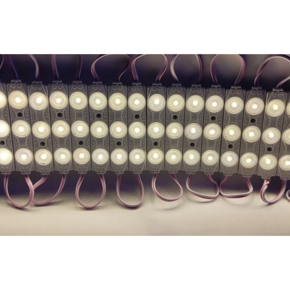Tawitec 3’ Lü Mercek Modül LED – 1.5 Watt – 12 Volt – Smd 2835 – 20 Adet - Gün Işığı Led Aydınlatmalar Fiyatı