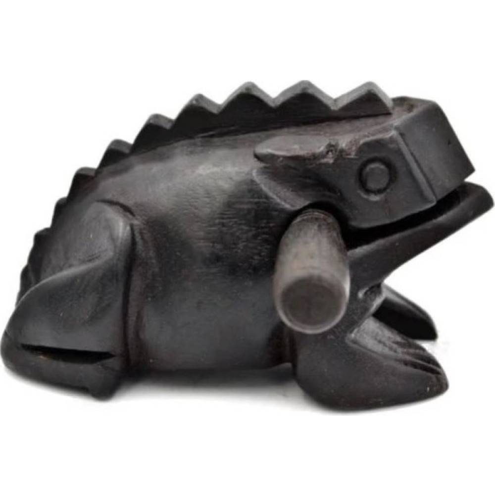 Tayland Geleneksel Kurbağa Sesi Çıkaran Dekoratif Şans Kurbağası(K.kahverengi) (12 Cm) (No:4) - Kahverengi Vurmalı Çalgılar Fiyatı