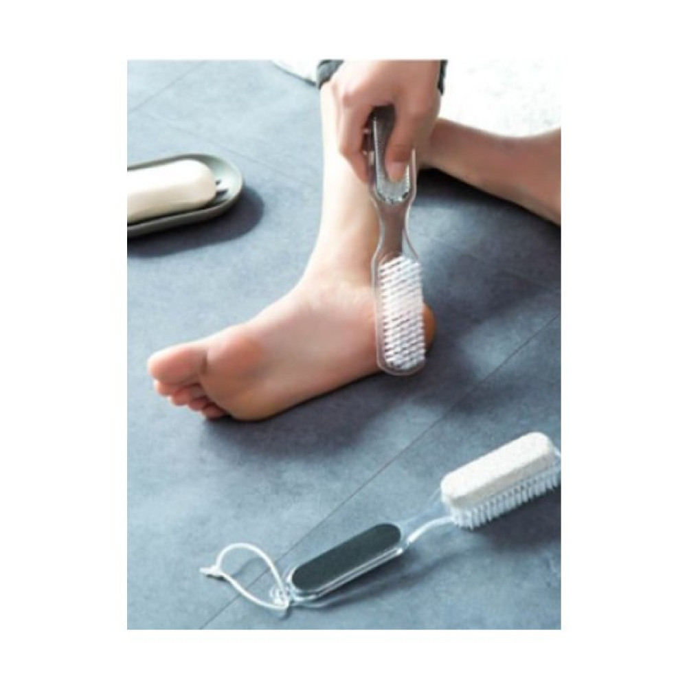 TAYVİN Fırçalı Topuk Taşı 4 Step Pedicure Paddle Topuk Ponza Taşı 4 Farklı Kullanım Tek Ürün Ayak Bakımı Fiyatı