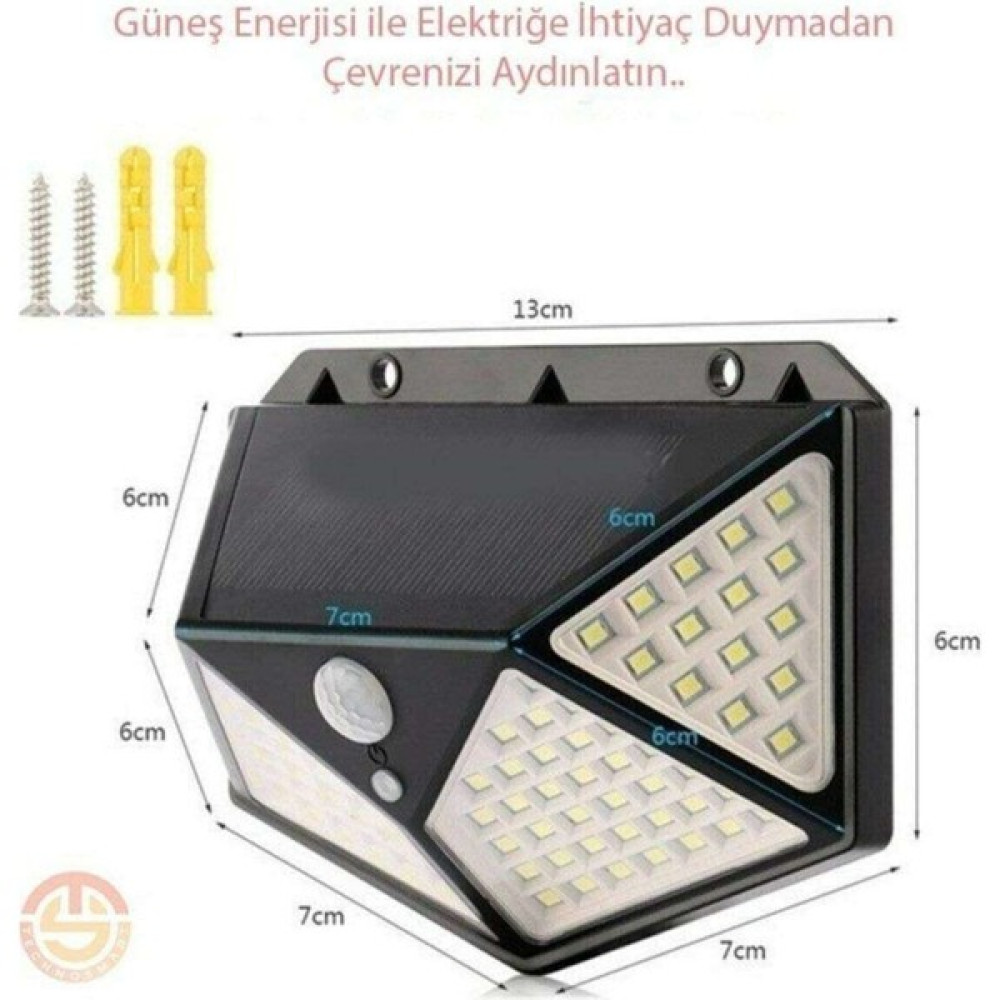 Tazador Hareket Sensörlü Güneş Enerjili LED Aydınlatma Dış Mekan Bahçe 100 LED Li - Beyaz Dış Mekan & Bahçe Oyuncakları Fiyatı