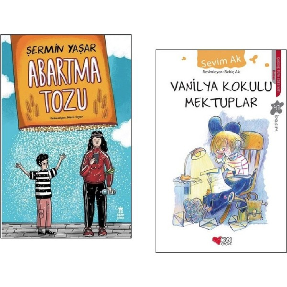 Taze Kitap Abartma Tozu ve Vanilya Kokulu Mektuplar 2 Çocuk Roman Seti Çocuk Roman Fiyatı