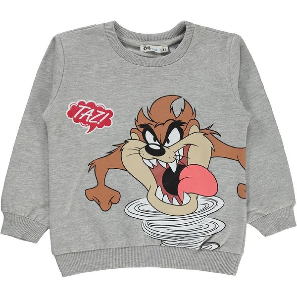 Tazmania Erkek Çocuk Sweatshirt 2-5 Yaş Grimelanj Erkek Çocuk Sweatshirt Fiyatı