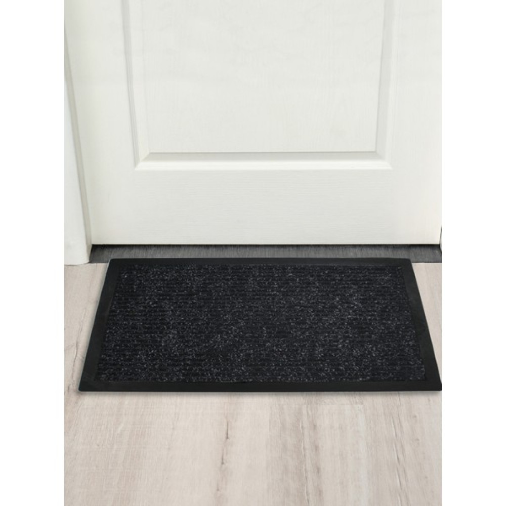 T&B HOME Tb Home Dekoratif Nem Alıcı Toz Alıcı Siyah Kapı Önü Paspası Iç ve Dış Kapı Paspası Halı Paspas TB988509 - 40 x 75 cm Paspas Fiyatı