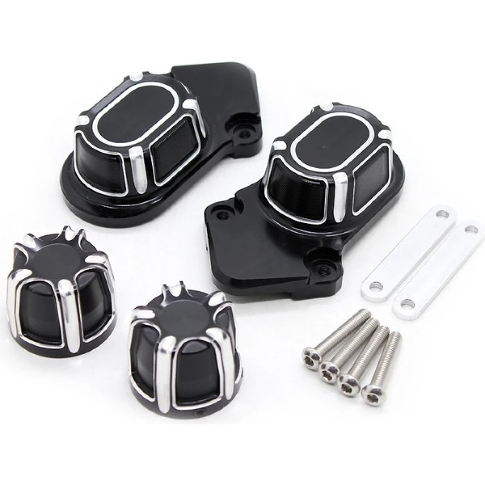 TBS Ön ve Arka Aks Somun Kapakları Harley Sportster XL883 XL1200 XL48 2005-2009 2010 2016 Xl 48 883 1200 Oto Boyaları Fiyatı