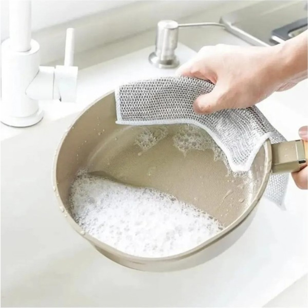 TBY Shop Inox Bez Telli Bulaşık Bezi, Zor Kir Bezi, Mutfak Banyo Bezi 1 Adet Diğer Fiyatı