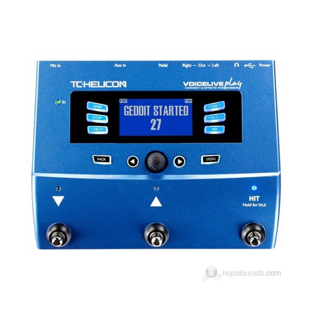 TC Helicon VoiceLive Play (Voice-harmony, TC-Effect, Detone düzeltme, EQ) Oto Boyaları Fiyatı