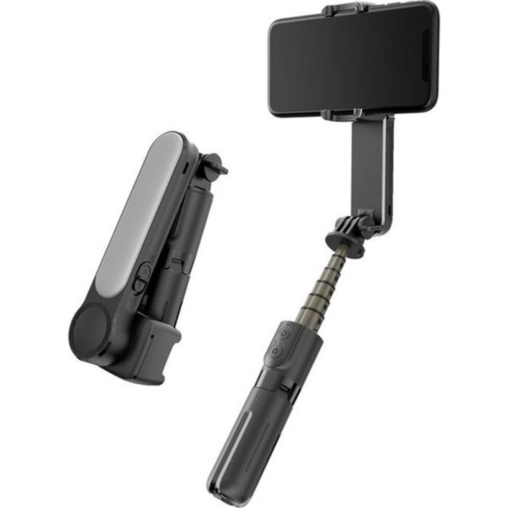 Tcherchi Android Ios Akıllı Telefon Için LED Işık Tripod Teleskopik Çubuk El Gimbal Sabitleyici ile L09 Kablosuz Bluetooth Selfie Stick (Yurt Dışın... Tripodlar Fiyatı